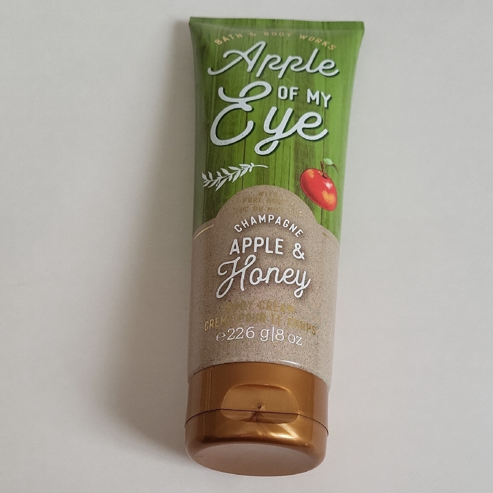 Bath & Body Works Green and Gold Apple & Honey Lotion